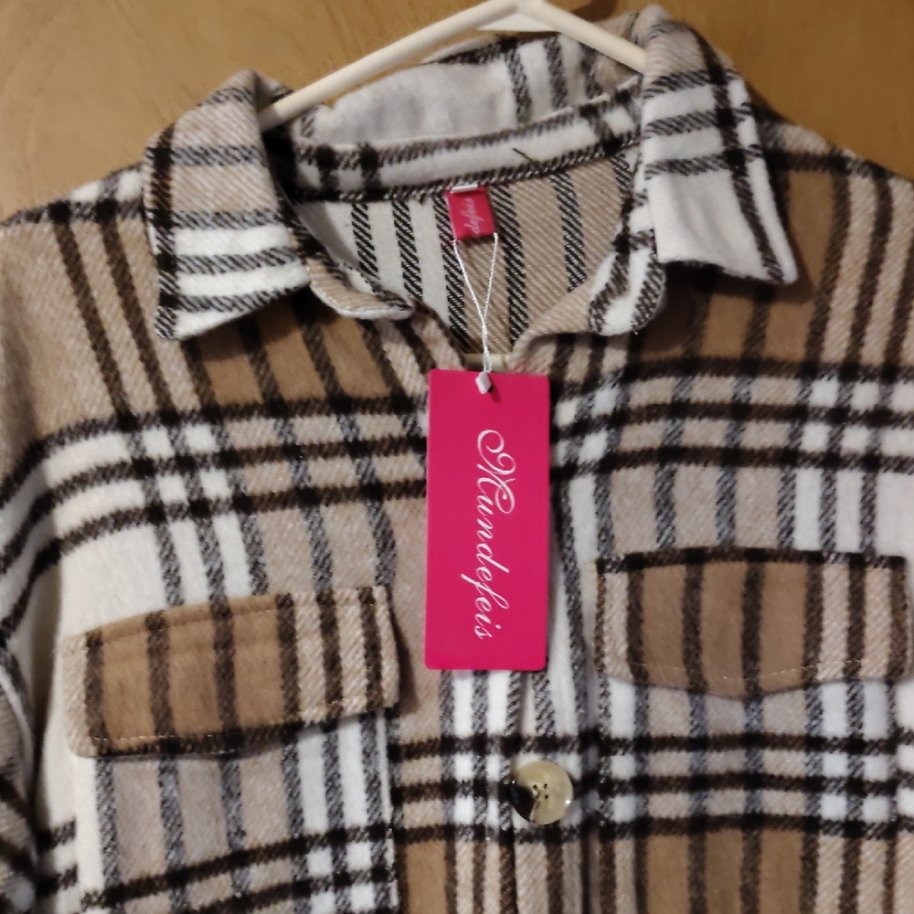 Plaid Button-Up Shirt
